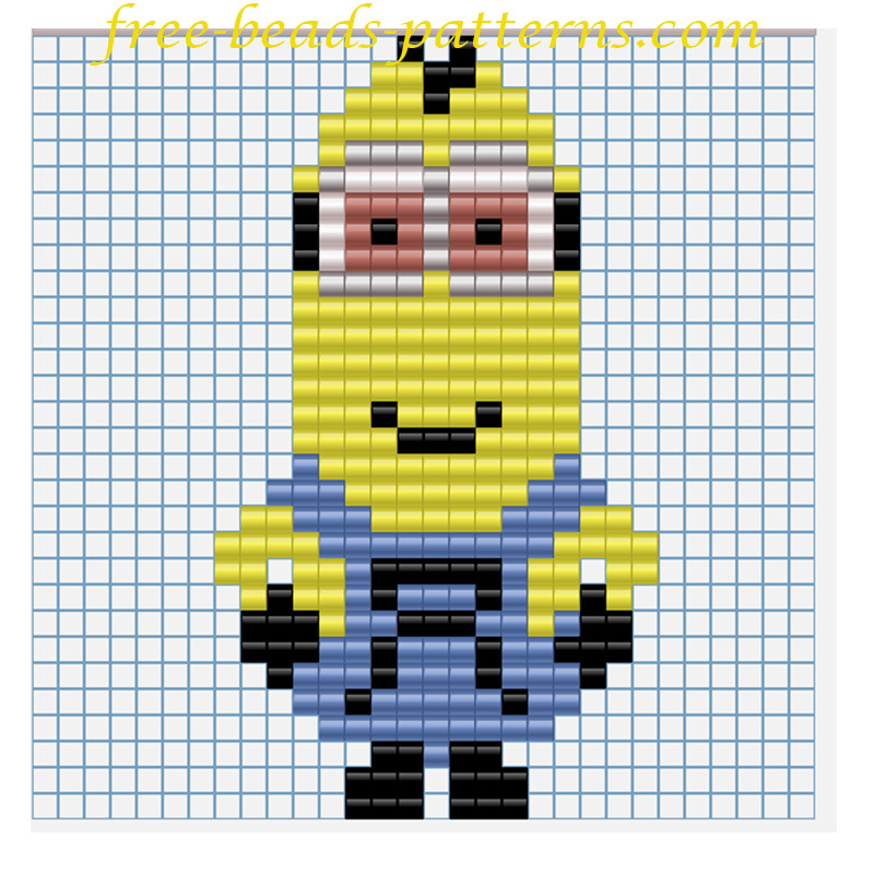 Kevin Minions Despicable Me freePlayBox iron beads pattern glue beads ...