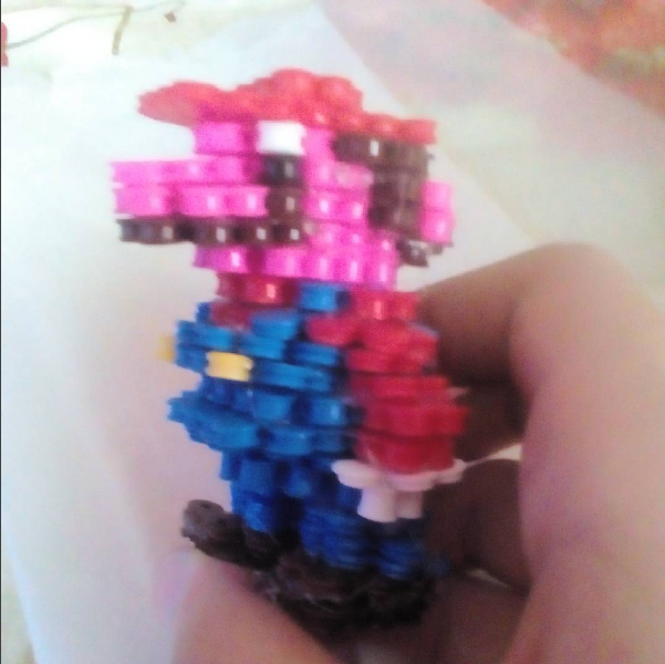 Super Mario 3D perler beads by Instagram Fan la_potterhead_creativa ...